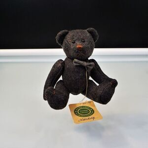 Boyds Bears And Friends HARDING Gray Felt Bear Vintage 1990-98 Archive Retired
